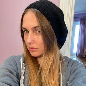 Kate Spade black beret